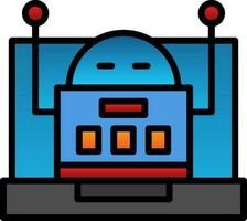 robot vector icoon ontwerp