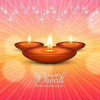 Mooie Gelukkige Diwali decoratieve vierings achtergrondvector vector