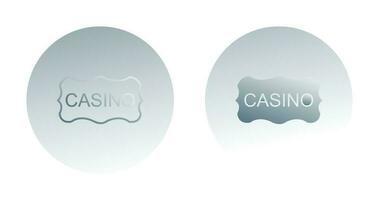 casino teken vector icoon