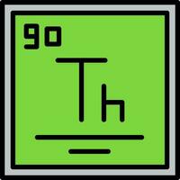 thorium vector icoon ontwerp