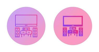 thuisbioscoop vector pictogram