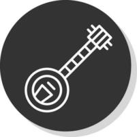 banjo vector icoon ontwerp