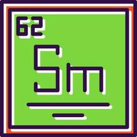 samarium vector icoon ontwerp