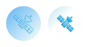 satelliet vector pictogram