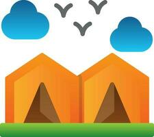 camping vector icoon ontwerp