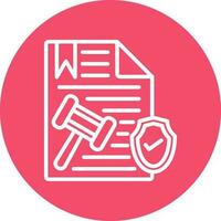 wettelijk document vector icoon ontwerp