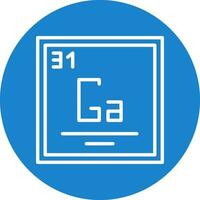 gallium vector icoon ontwerp