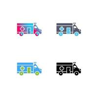 ambulance vector pictogram