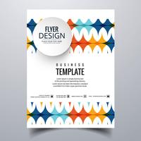 Abstracte stijlvolle buis brochure kaartsjabloon ontwerp vector