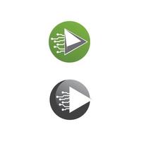pijlen vector illustratie pictogram logo sjabloonontwerp technologie