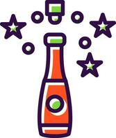 Champagne vector icoon ontwerp