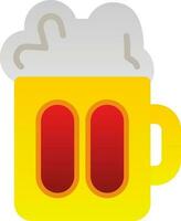 bier mok vector icoon ontwerp