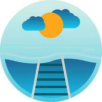 pier vector icoon ontwerp