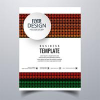 Abstracte stijlvolle buis brochure kaartsjabloon ontwerp vector