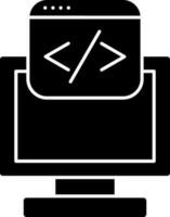 web programmering vector icoon ontwerp