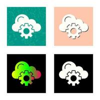 cloud computing vector icon