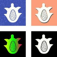 draak fruit vector icoon