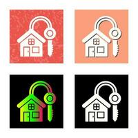 huis sleutel vector pictogram