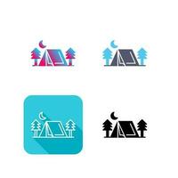 tent vector pictogram