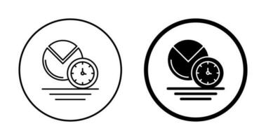 cirkeldiagram vector pictogram