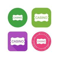 casino teken vector icoon