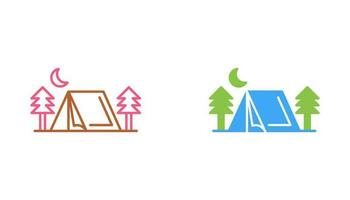 tent vector pictogram