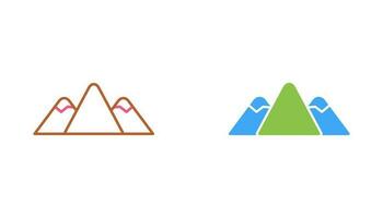 berg vector pictogram