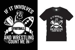 Amerikaans Amerikaans voetbal t-shirt ontwerp. rugby t-shirt ontwerp idee vector tamplate.