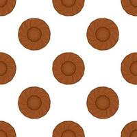 patroon eigengemaakt koekje verschillend smaak in gebakje biscuit vector