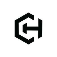 abstract ch logo vector