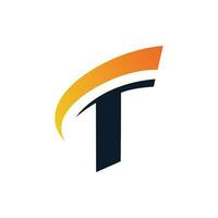 letter t logo vector