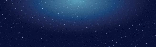 zwarte en blauwe sterrenhemel met vliegende kometen vector