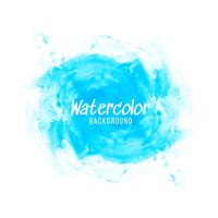 Abstracte blauwe aquarel ontwerp achtergrond vector