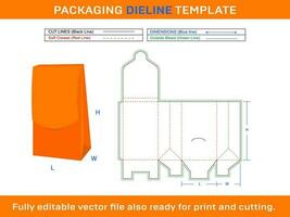 gunst tas, partij tas, geschenk zak dieline sjabloon Svg, ai, eps, pdf, dxf, jpg, PNG het dossier vector