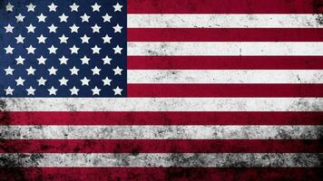 grunge Verenigde Staten van Amerika vlag. Verenigde staten van Amerika grunge achtergrond vector