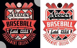 nooit basketbal estd 1984 toernooi college liga, t overhemd ontwerp vector