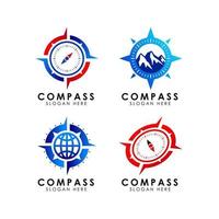 kompas logo pictogram ontwerp vector