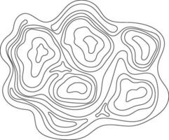 lijn topografie element vector