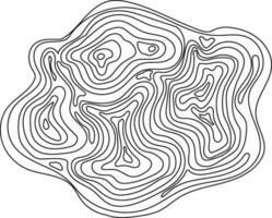 lijn topografie element vector