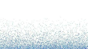 vallend abstract deeltjes. schijnend blauw confetti vector