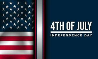 gelukkig 4e van juli Verenigde Staten van Amerika onafhankelijkheid dag achtergrond ontwerp. vector