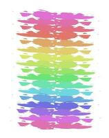 abstract regenboog kader, geschikt voor sociaal media vector