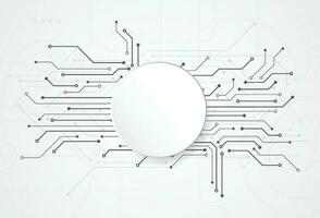 abstracte digitale achtergrond met technologie printplaat textuur. elektronische moederbord illustratie. communicatie- en engineeringconcept. vector illustratie