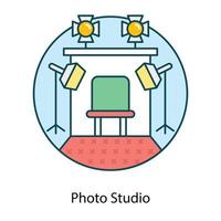 fotostudio ontwerp van foto vector