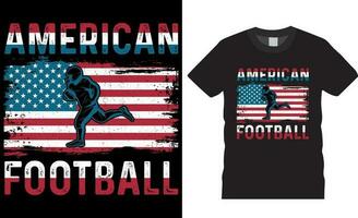 premie vector, Amerikaans Amerikaans voetbal t-shirt ontwerp. Amerikaans Amerikaans voetbal vector