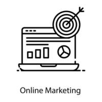 online marketingstijl vector