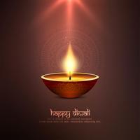 Abstracte Gelukkige Diwali-godsdienstige achtergrond vector