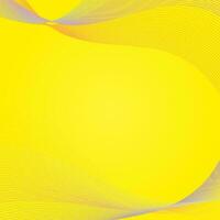 abstract geel achtergrond met golvend lijnen en ruimte voor tekst. vector illustratie
