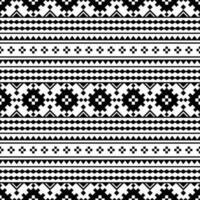 naadloos etnisch ornament patroon met abstract geometrisch. grens vector illustratie. inheems Amerikaans Navajo aztec patroon. ontwerp voor textiel, kleding stof, kleding, gordijn, tapijt, ornament, achtergrond.