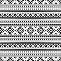 aztec Navajo tribal meetkundig vector achtergrond. naadloos inheems etnisch patroon. zwart en wit kleuren. ontwerp voor textiel, sjabloon, kleding stof, shirt, afdrukken, tapijt, decoratief, achtergrond.